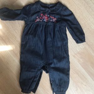 Gap kids 6-12 month denim one piece